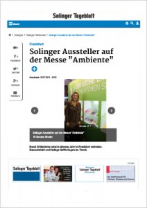 Report "Ambiente" Solinger Boten (18.02.2015)